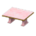 Marble table's Pink variant