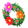 pretty cosmos wreath