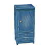 blue wardrobe