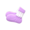 Frilly Socks (Purple) NH Icon.png