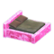Frozen Bed (Ice Pink - Dark Brown) NH Icon.png