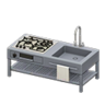 open-frame kitchen