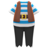 Pirate Outfit (Blue) NH Icon.png