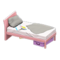 Sloppy Bed (Pink - Gray) NH Icon.png