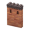 Castle Wall (Brown - None) NH Icon.png