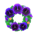 Cool Pansy Wreath NH DIY Icon.png