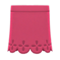 Cut-Pleather Skirt (Pink) NH Icon.png