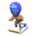 Throwback wrestling figure's Blue variant
