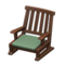 Artful Chair (Dark Wood - Deep Green) NH Icon.png