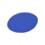 blue medium round mat
