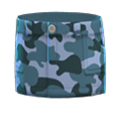 Camo Skirt (Blue) NH Storage Icon.png