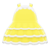 Dollhouse Dress (Yellow) NH Icon.png