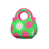 flower-print eco bag