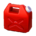 Plastic canister's Red variant