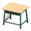 School Desk (Beige & Green)