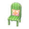 Green Chair (Light Green - Orange) NL Model.png