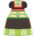 Milkmaid dress's Green variant