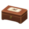 Wooden Music Box (Dark Wood - Bird) NH Icon.png