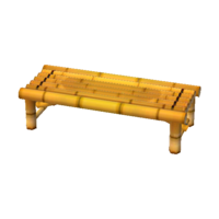Bamboo bench