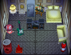Astrid's house interior in Animal Crossing