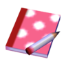 red polka pad