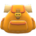Traveler's backpack's Orange variant