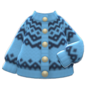 Yodel Cardigan (Ice Blue) NH Icon.png