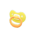 Pacifier (Baby Yellow) NH Storage Icon.png
