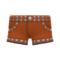 Pleather Shorts (Brown) NH Icon.png