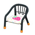 Baby Chair (Black - Strawberry) NH Icon.png