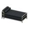 Cool Bed (Silver - Black) NH Icon.png