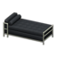 Cool Bed (Silver - Black) NH Icon.png