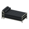 Cool Bed (Silver - Black) NH Icon.png