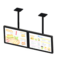 Dual Hanging Monitors (Black - Fast-Food Menu) NH Icon.png