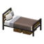 Ironwood Bed (Walnut - Brown)