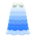 Shell dress's Blue variant