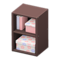 Upright Organizer (Brown - Pastel Flowers) NH Icon.png