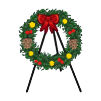 Festive wreath