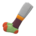 Layered socks's Orange variant