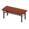 Long Folding Table (Dark Wood) NH Icon.png
