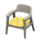 Nordic Chair (Gray - Little Flowers) NH Icon.png