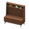 Nordic Shelves (Dark Wood - None) NH Icon.png