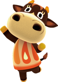 Artwork of Patty the Cow