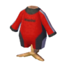 red wet suit