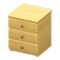 Simple Small Dresser (Natural - None) NH Icon.png