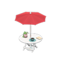 Bistro Table (White - Red) NH Icon.png