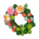 Flower wreath's Pink variant