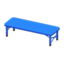 Outdoor Bench (Blue - Blue)