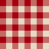 The Red gingham pattern for the ranch tea table.