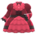 Ruffled dress's Red variant